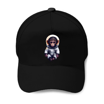 Discover Astronaut monkey Baseball Caps
