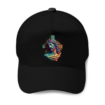 Discover Jesus Painting Baseball Caps