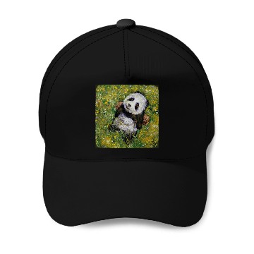 Discover Panda CHILLIN Baseball Caps