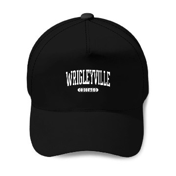 Discover Wrigleyville Chicago Baseball Caps