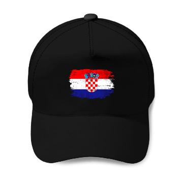 Discover Croatian Flag Baseball Caps
