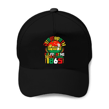 Discover Juneteenth black freedom 1865 Apparel Baseball Caps