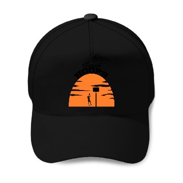 Discover Basketball Gift: Sunset Hoops Baseball Caps