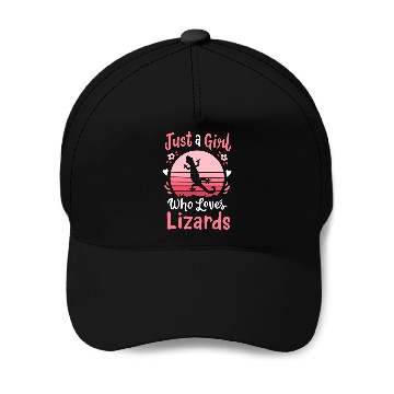 Discover Lizard Reptile Lizard Lover Retro Baseball Caps