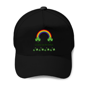 Discover Lucky to be Irish green Baseball Caps