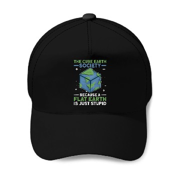 Discover The Cube Earth Society Earth Planet Space Lover Baseball Caps