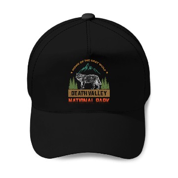 Discover Death Valley National Park Wolf Baseball Caps
