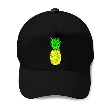 Discover Pineapple Pun Illustration Baseball Caps