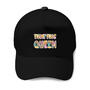 Discover Thrifting Queen brown floral Baseball Caps