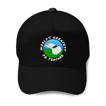 Discover World s Greatest P E Teacher Physical Education Baseball Caps