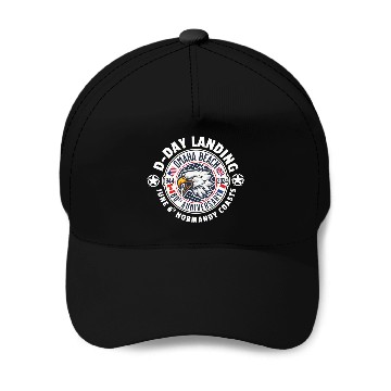 Discover Omaha beach 80th anniversary Baseball Caps