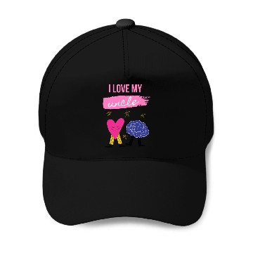 Discover I Love My Uncle s Brain Baseball Caps