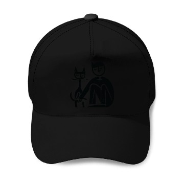 Discover Cat And Human Baseball Caps