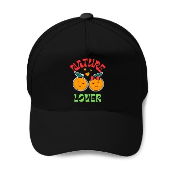 Discover Nature Lover Cute Orange Baseball Caps