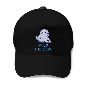 Discover Alex The Seal Baseball Caps