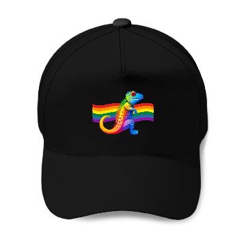Discover Gay Pride Gecko Baseball Caps