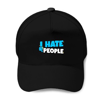 Discover I Hate People Retro cool Baseball Caps