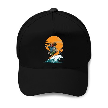 Discover skull skate swim Baseball Caps