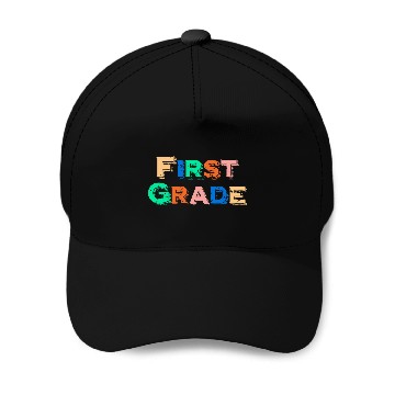 Discover First Grade Back to School Student Schoolboy Baseball Caps