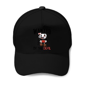Discover Cuphead Wanted Baseball Caps