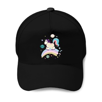 Discover Unicorn rainbow Baseball Caps