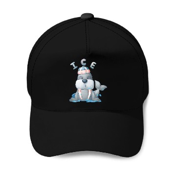Discover Snow seal Baseball Caps