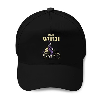 Discover Bad Witch quote Baseball Caps