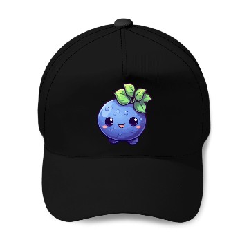 Discover Blueberry kawaii Baseball Caps