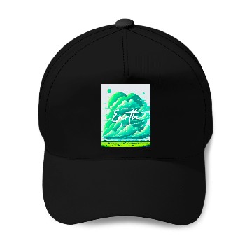 Discover Make earth happy Baseball Caps