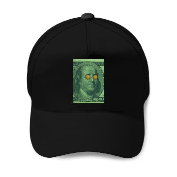 Discover Benjamin Franklin Bitcoin Baseball Caps