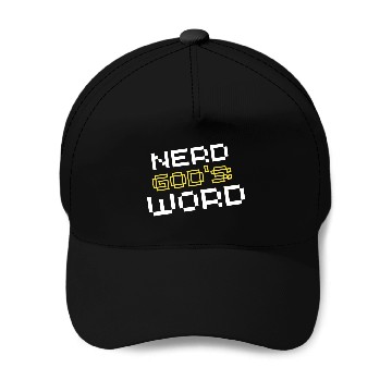 Discover Nerd God's Word Baseball Caps