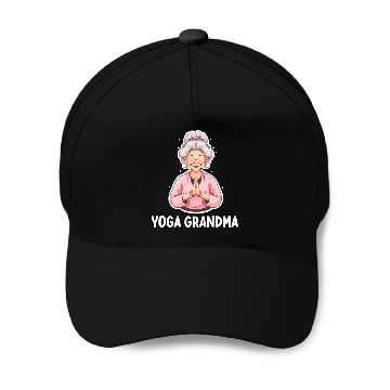 Discover Yoga Grandma Baseball Caps