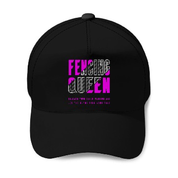 Discover Fencing Queen Baseball Caps