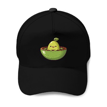 Discover Avocado meets Lime, Fresh Fruit Design Baseball Caps