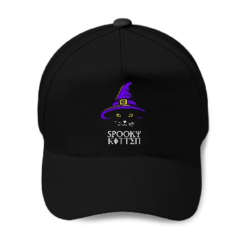 Discover Witch Cat Baseball Caps