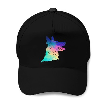 Discover Psychedelic German Shepherd Baseball Caps