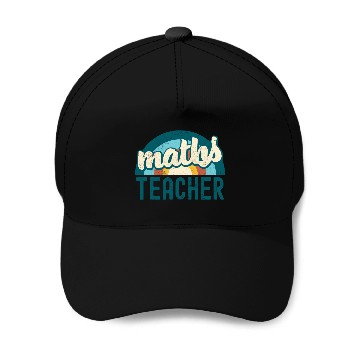 Discover Math Teacher perfect gift for back to school Baseball Caps