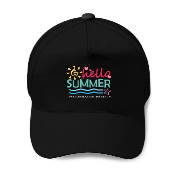 Discover Hello summer Baseball Caps