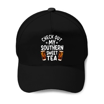 Discover Southern Sweet Tea Outfit Baseball Caps