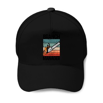 Discover Branch Manager Meme Chainsaw Profession Manager Baseball Caps