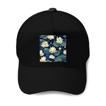 Discover Serenity Blooms: Timeless Lotus Pattern Baseball Caps
