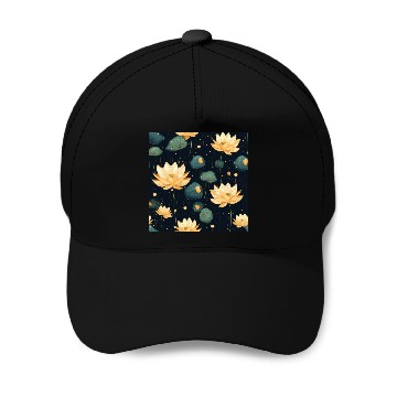 Discover Serenity Blooms: Timeless Lotus Pattern Baseball Caps