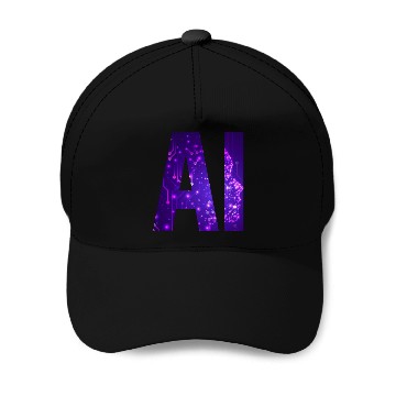 Discover AI Artificial Intelligence Baseball Caps
