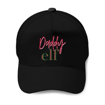 Discover Daddy Elf Baseball Caps