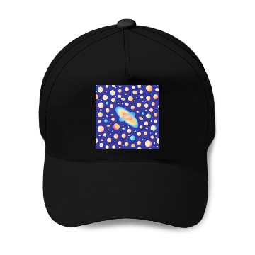 Discover Galaxy nebula art Baseball Caps