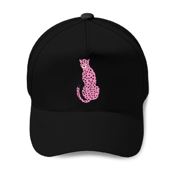 Discover Pink Cheetah Baseball Caps