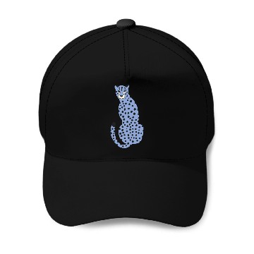 Discover Spotted Blue Cheetah Baseball Caps