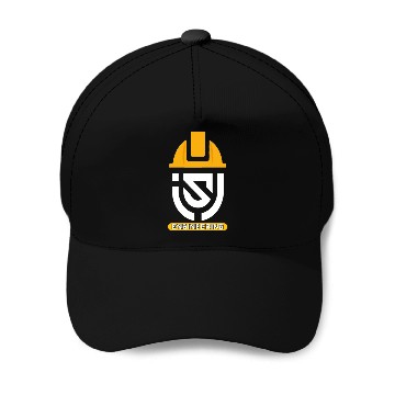 Discover engineering: Engineer's helmet logo Baseball Caps