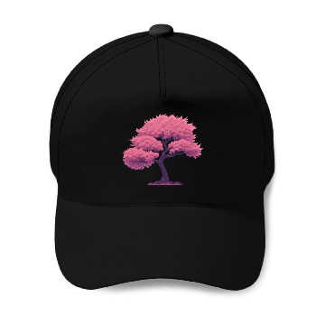 Discover Blooming Sakura tree Baseball Caps