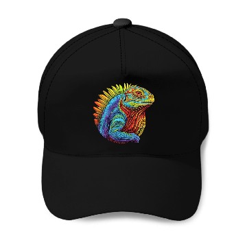 Discover Luminous Lizard Baseball Caps